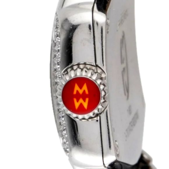 Michele Diamond Watch rare Mother of pearl face Like New - Picture 3 of 5